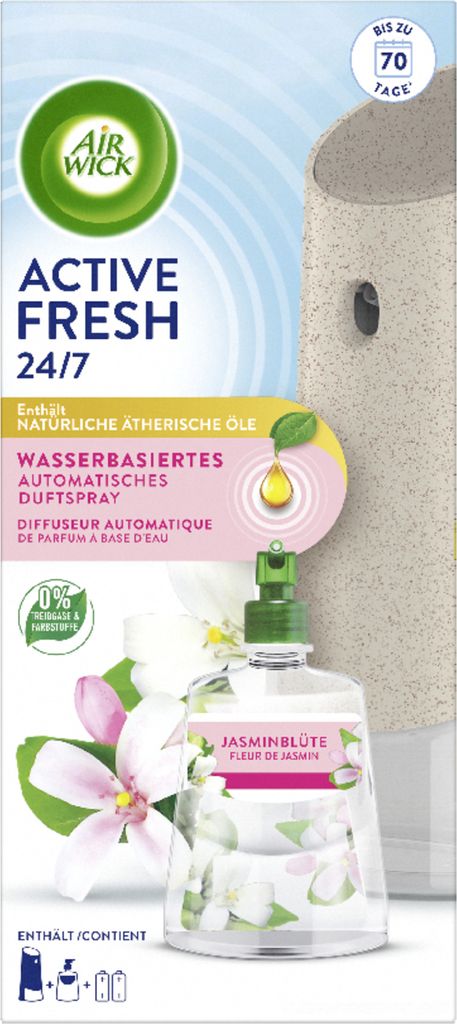 AIRWICK Duftspender 24/7 ACTIVE FRESH blumig 228 ml, 1 Set
