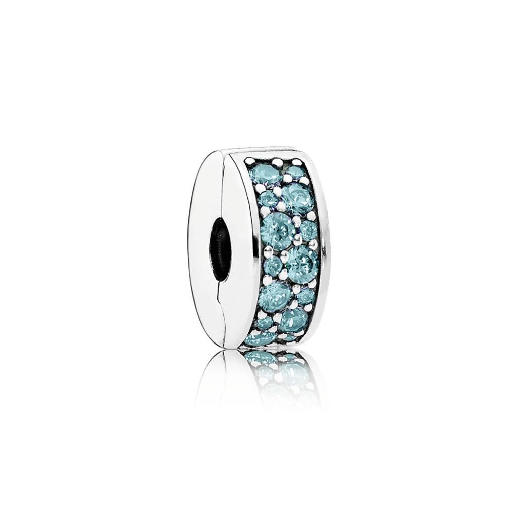 Pandora Ciondolo con pavé color petrolio 791817MCZ Immagine del prodotto 