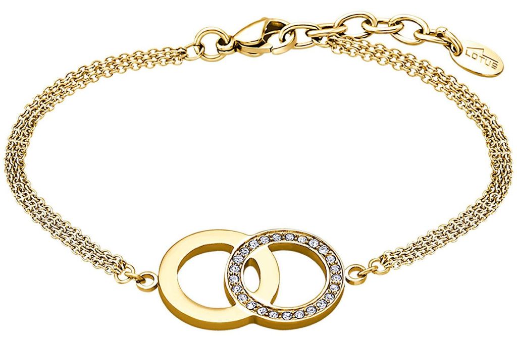 Lotus Style Armband zweireihig LS1913-2/3 Ringe Armschmuck