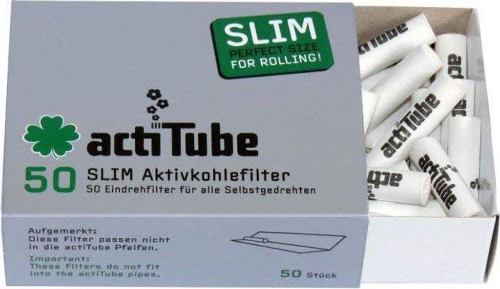 actiTube Slim Aktivkohlefilter 7,1m (10x50) Weltneuheit! Produktbild 