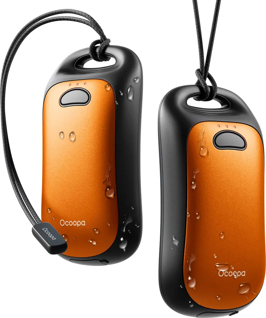 Chauffage électrique Ocoopa UT3061 orange : fini le froid devant votre ordinateur
