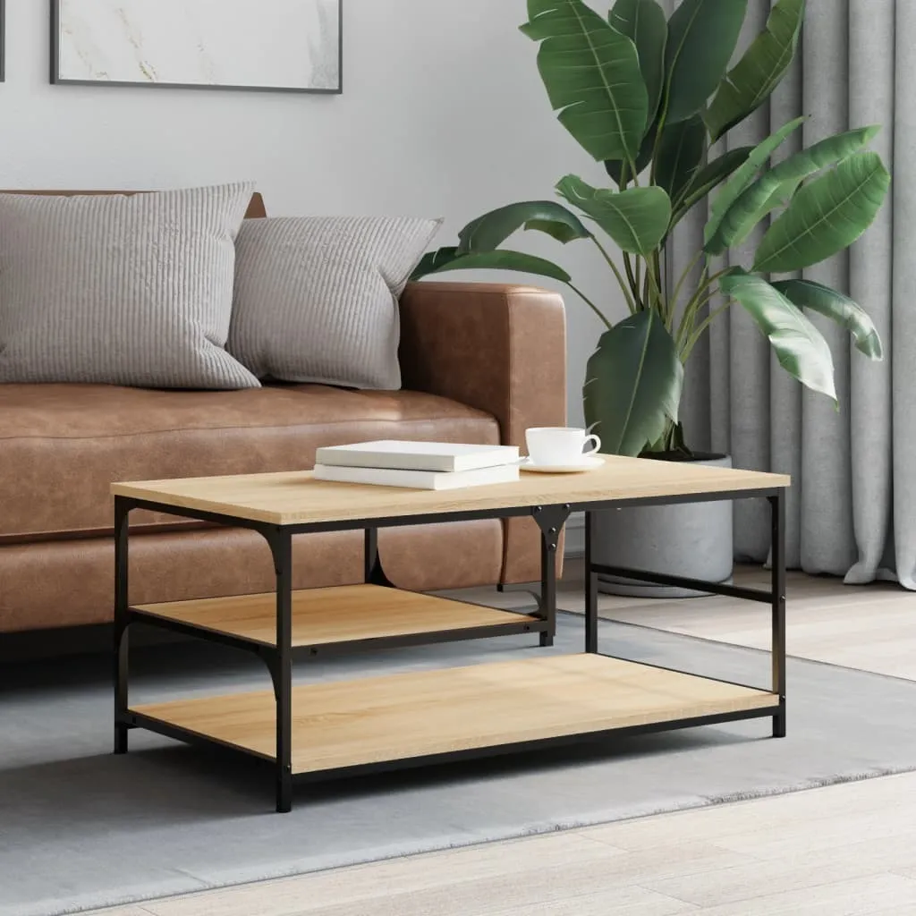 Tavolino Scandinavo Maison Exclusive Rovere Sonoma 90x49 cm