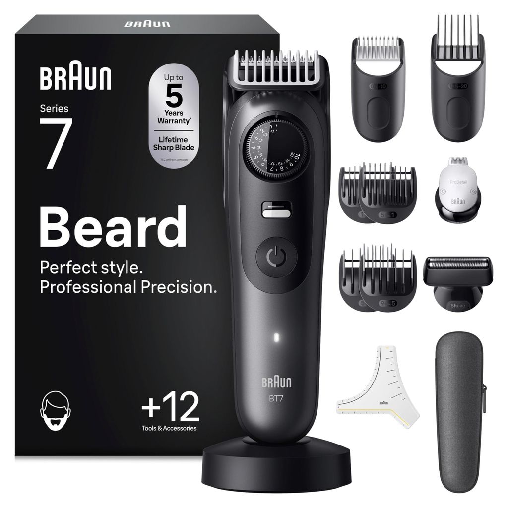 Braun Barttrimmer Series 7: Elektrischer Bartschneider, 12 Produktbild 