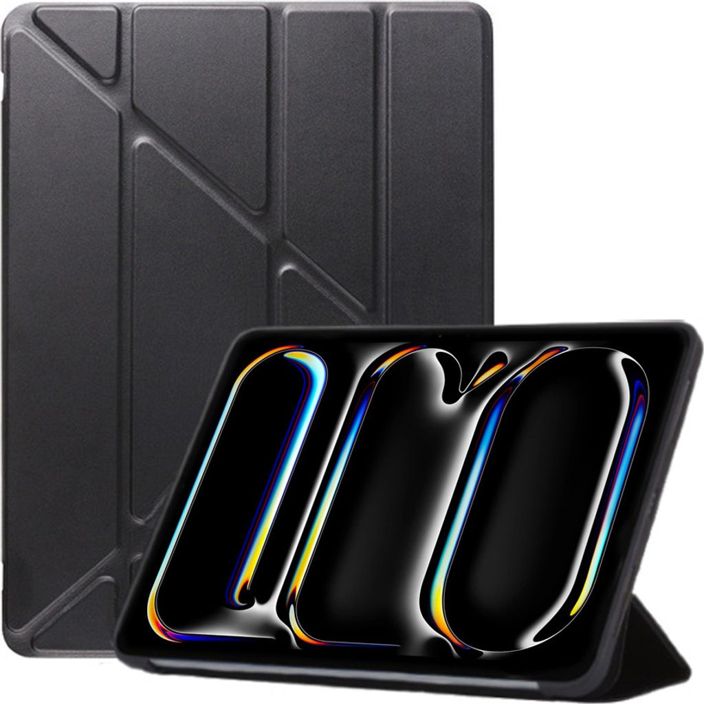 Trifold-Hülle für iPad Pro 13 Gen. 5 2024 (Schwarz)