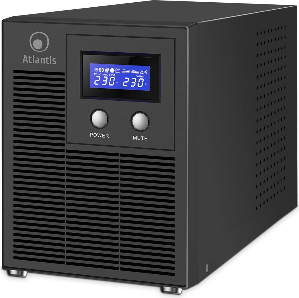 ATLANTIS A03-HP3003P Reine Sinuswellen-USV 2000VA Schwarz