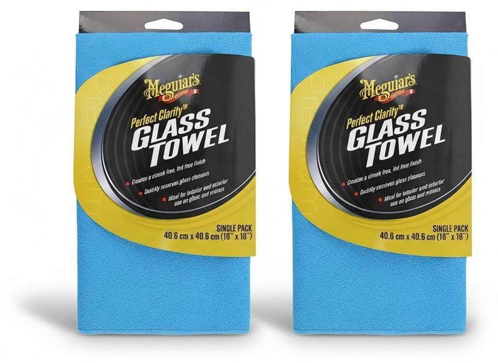 2x Meguiar's® Perfect Clarity Glass Towel, Produktbild 