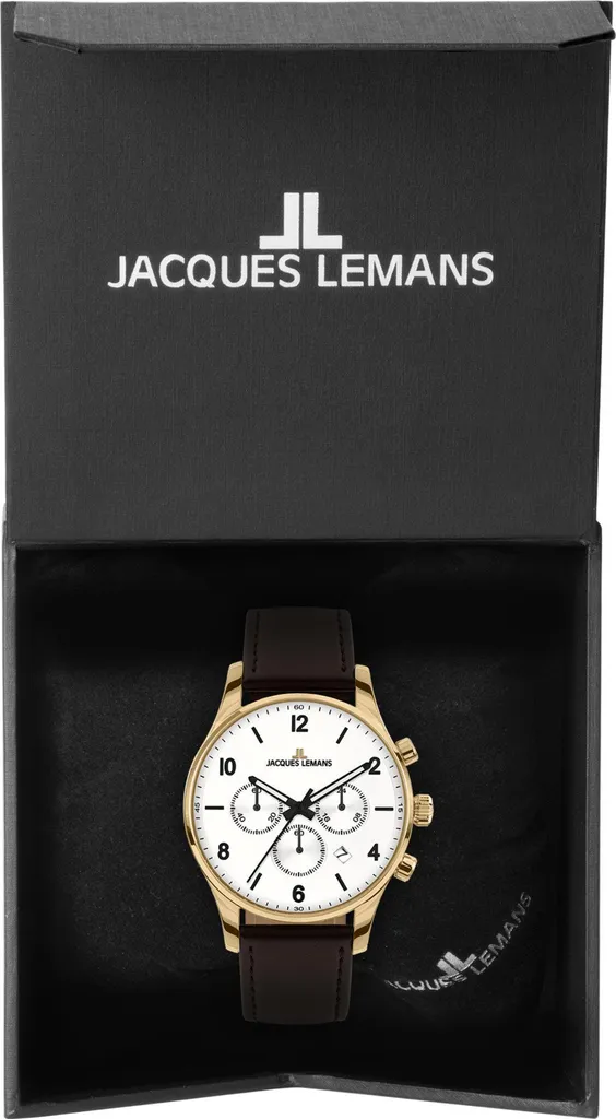 Montre Jacques Lemans 1-2126E Chronographe en Acier pour Homme Moderne - 4