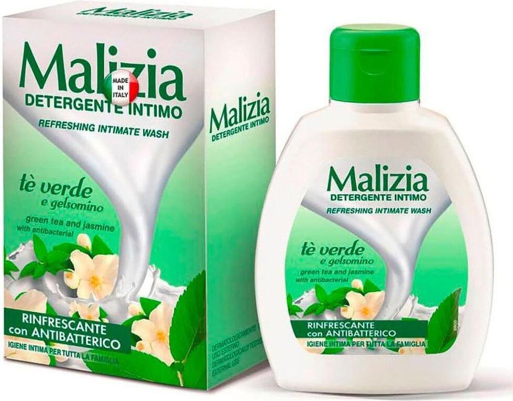 Malizia Green Tea Erfrischender Intimreiniger 200 ml Produktbild 