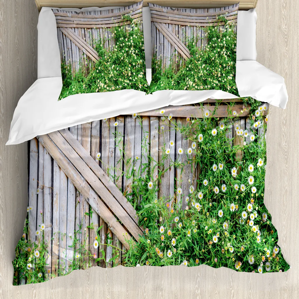 Copripiumino Matrimoniale ABAKUHAUS Fiori e Petali - Design Moderno