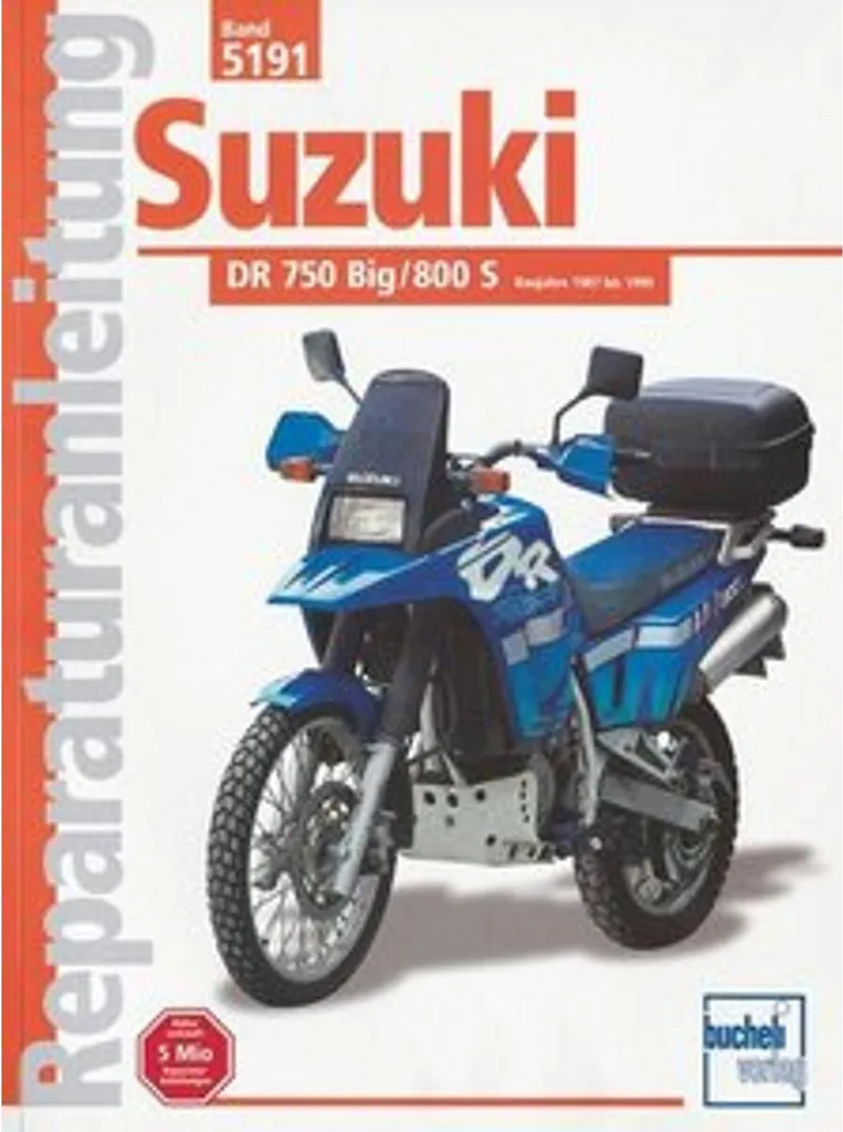 Réparation Suzuki DR 750 800 Big Guide Entretien complet dès Octobre 1987