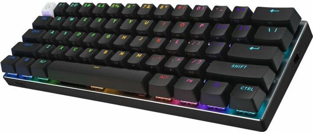 Logitech G PRO X 60, Verkabelt & Kabellos, RF Wireless + Bluetooth, Mechanischer Switch, QWERTY, RGB-LED, Schwarz