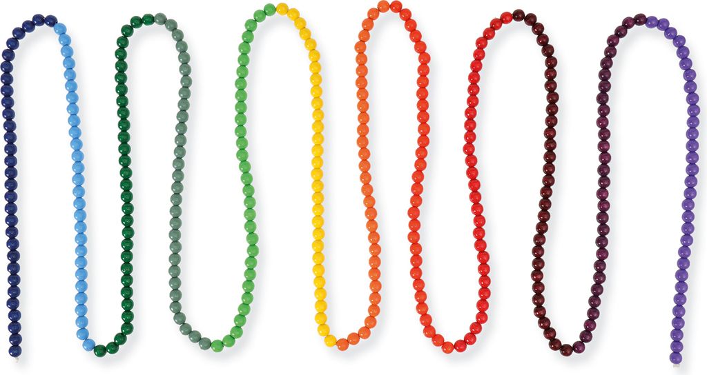 matches21 Jahreskette Kalender Lernspiel Holzperlen zum Auffädeln Basteln f. Kinder ab 6 Jahren