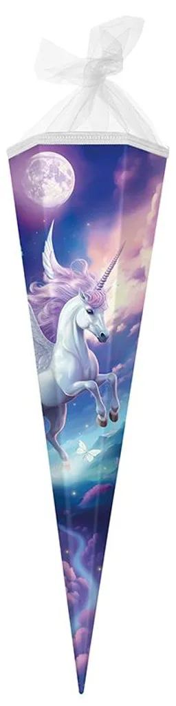 Sac d'école Licorne Violet Diana 85cm Format Hexagonal Très Robuste - 2