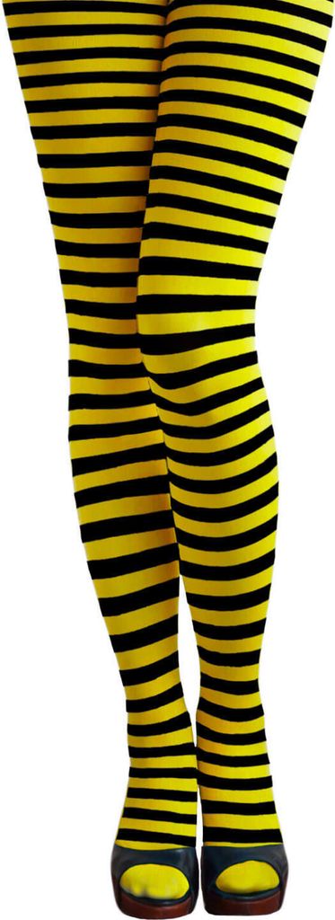 Oblique Unique y Ringel Strumpfhose für Damen geringelt Produktbild 
