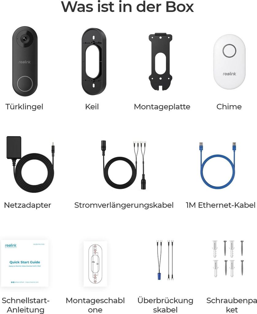 Reolink Video Doorbell WiFi intelligente 2K+ 5 MP Produktbild 19