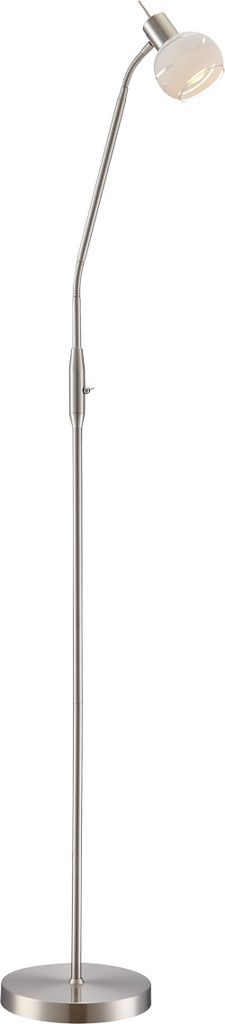 Globo Lighting Stehleuchte Metall Nickel matt, Glas Produktbild 