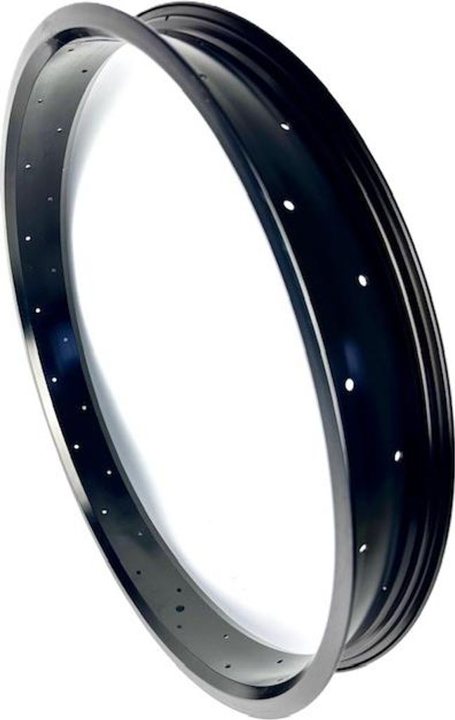 Alufelge 24 Zoll 67 mm schwarz seidenmatt