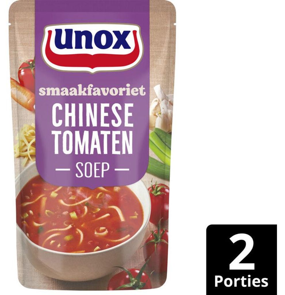 Unox Chinese Tomatensoep 570g – Aromatische Suppe, schnell Produktbild 