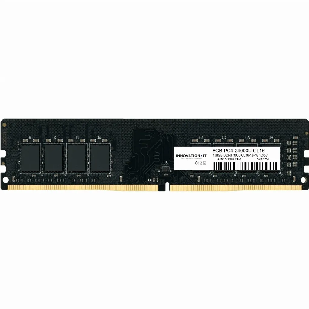 Mémoire PC DDR4 8Go 3000 MHz pour le gaming et la bureautique