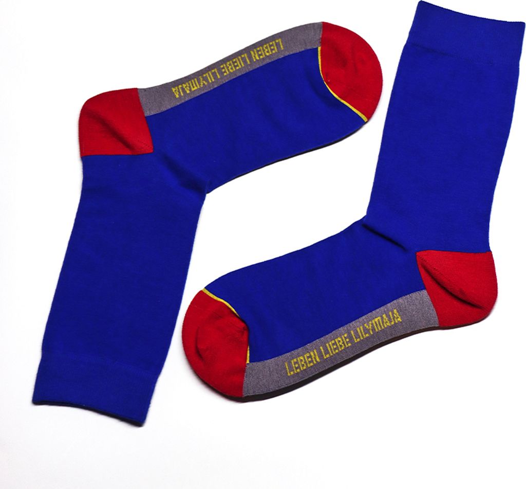 MEGAGROUP 1 Paar Casual Socken Gr. 35-39 Dreifarbige Strümpfe