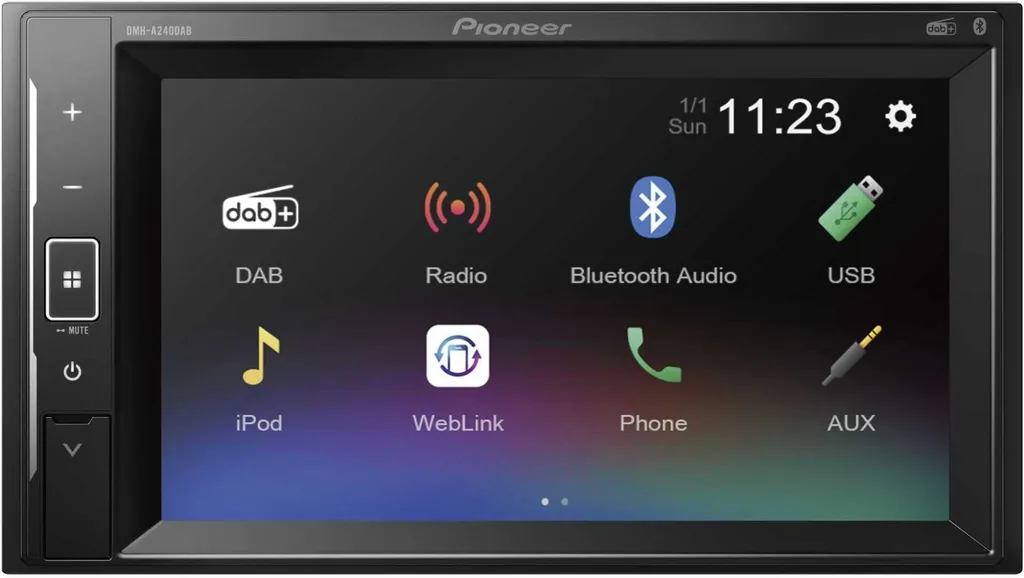 Pioneer DMH-A240DAB : Autoradio avec Caméra de Recul et Bluetooth Mains Libres