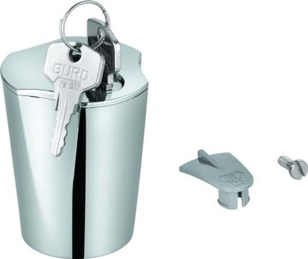 Grohe Eggemann Eurotec Griff abschliessbar inklusive 2 Schlüssel für Aussenventile chrom - 41000000