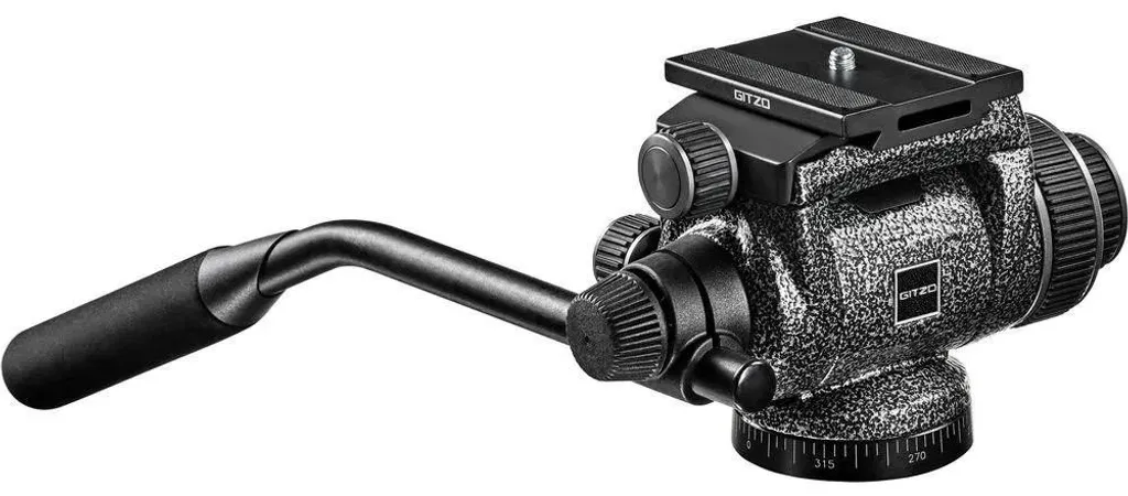 Rotule Vidéo Fluide Gitzo GHF2W Argent avec Plateau Rapide Magnésium - 4