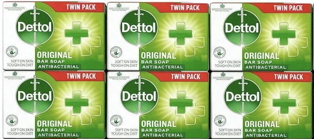 DETTOL antibakterielle Hygiene-Seife "ORIGINAL" - 6 x 100g Produktbild 