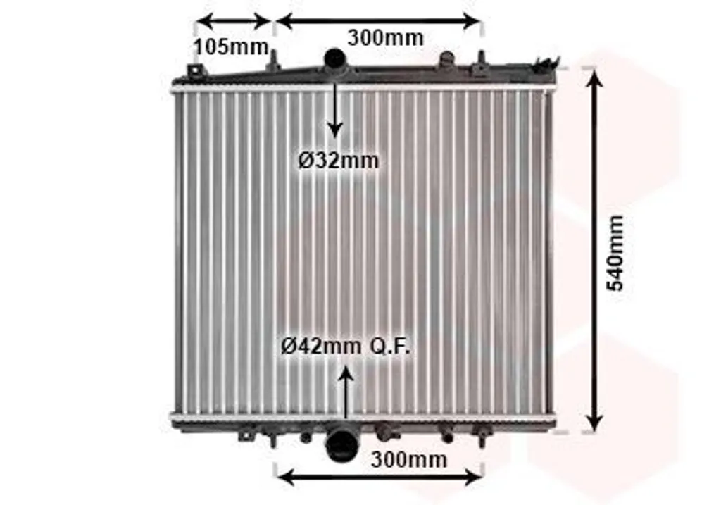 Radiateur moteur pour Peugeot 807 et Citroën C8 idéal pour long trajet