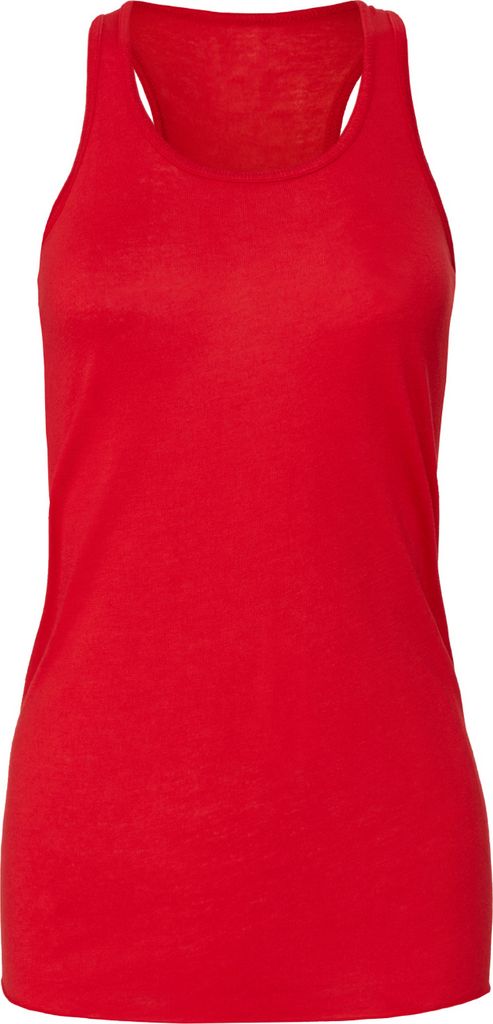 Bella + Canvas - "Flowy" Ärmelloses Oberteil Racerback für Damen RW9598 (40 DE) (Rot)