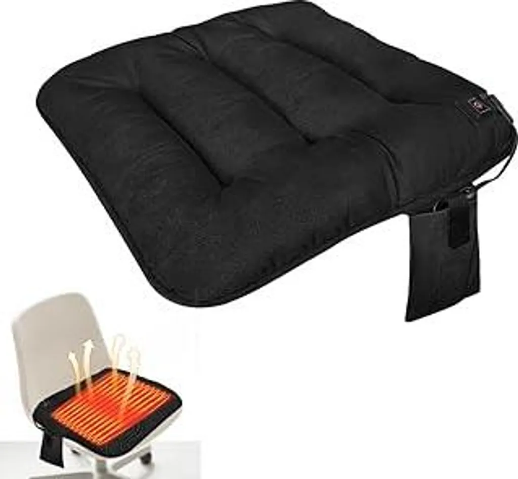 Cuscino Riscaldabile Grafene USB: Seduta Termica 3 Livelli e Auto-Off