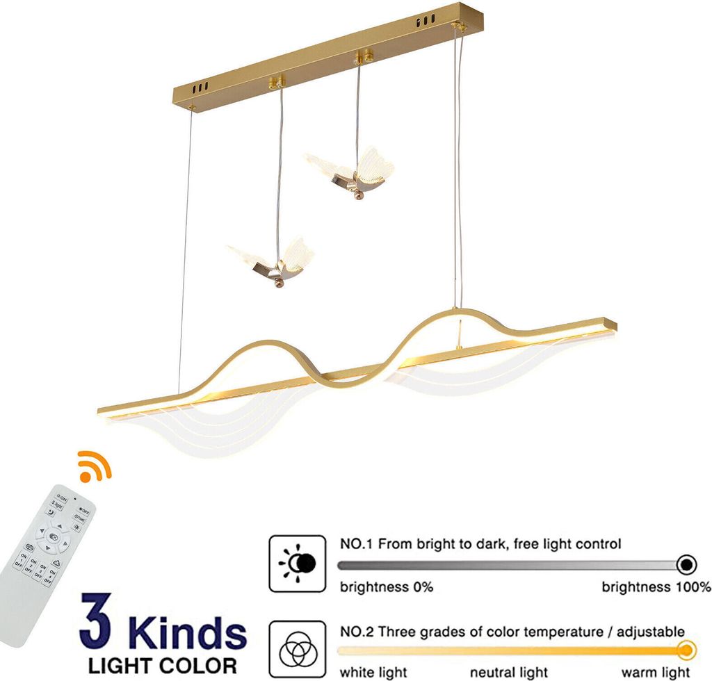 Závěsné světlo LED Jídelní stůl Kuchyňská lampa Lustr Obrázek produktu 8