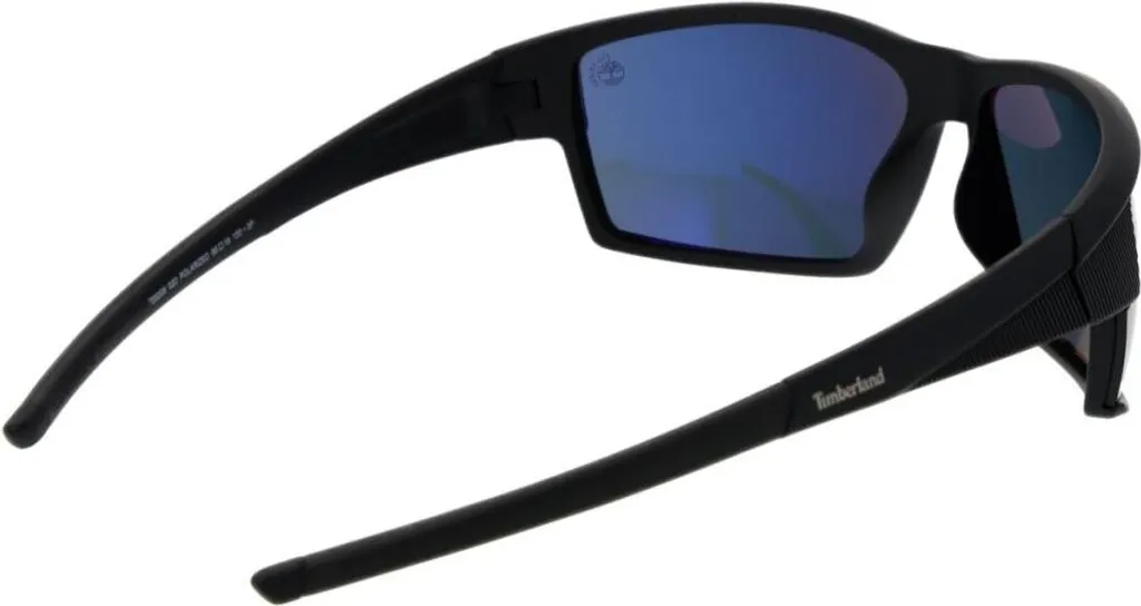 Timberland TB9308 02D Polarizzati: Occhiali Sportivi Nero Opaco Uomo - 5