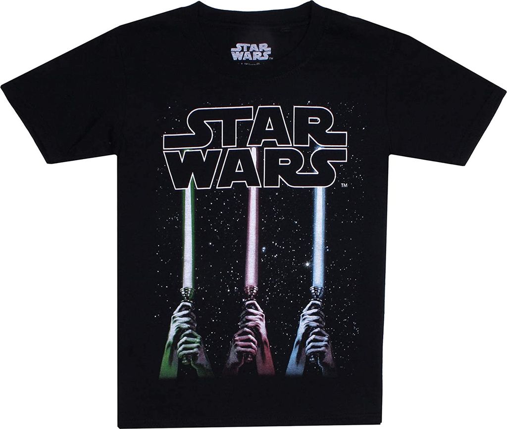 Star Wars - T-Shirt für Jungen TV437 (128) (Schwarz)