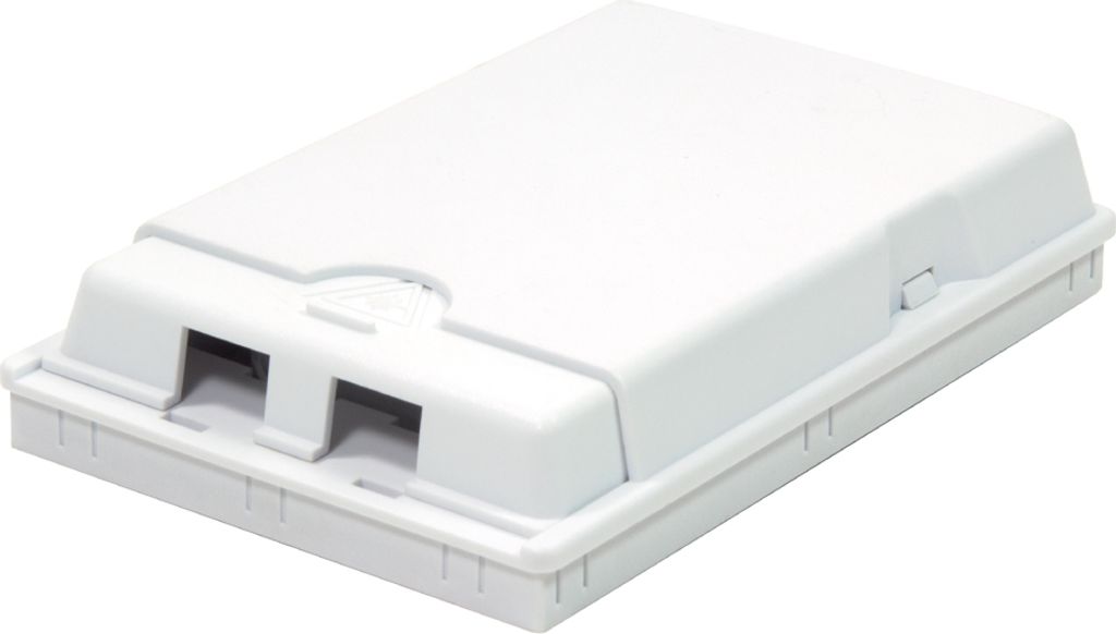 LogiLink FTTH Anschlussdose 2-fach Aufputz weiß
