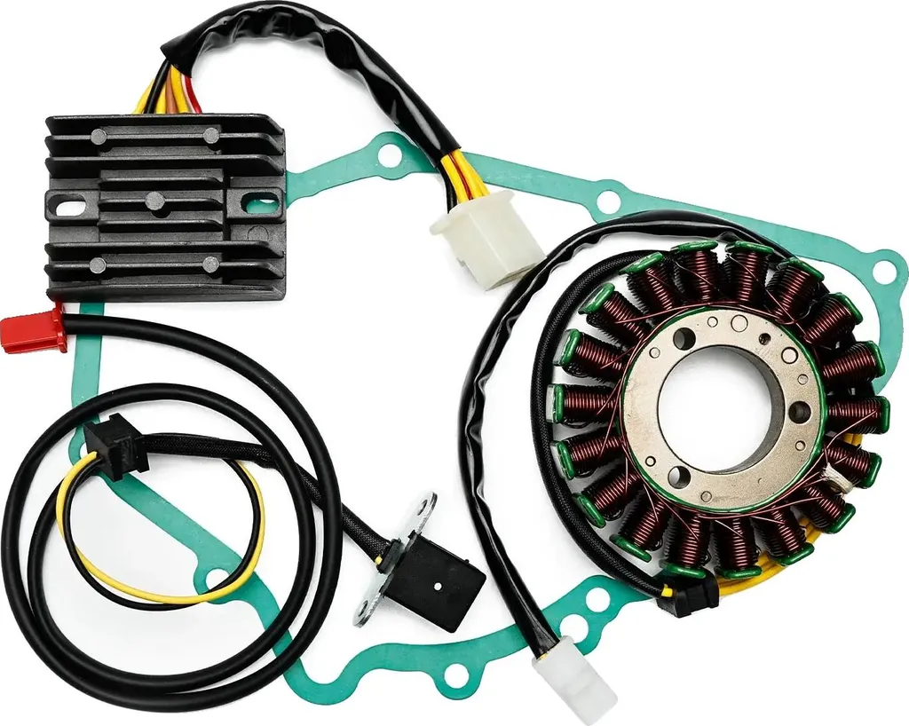 Alternateur stator avec régulateur pour moto Kawasaki EN400 EN450 12V