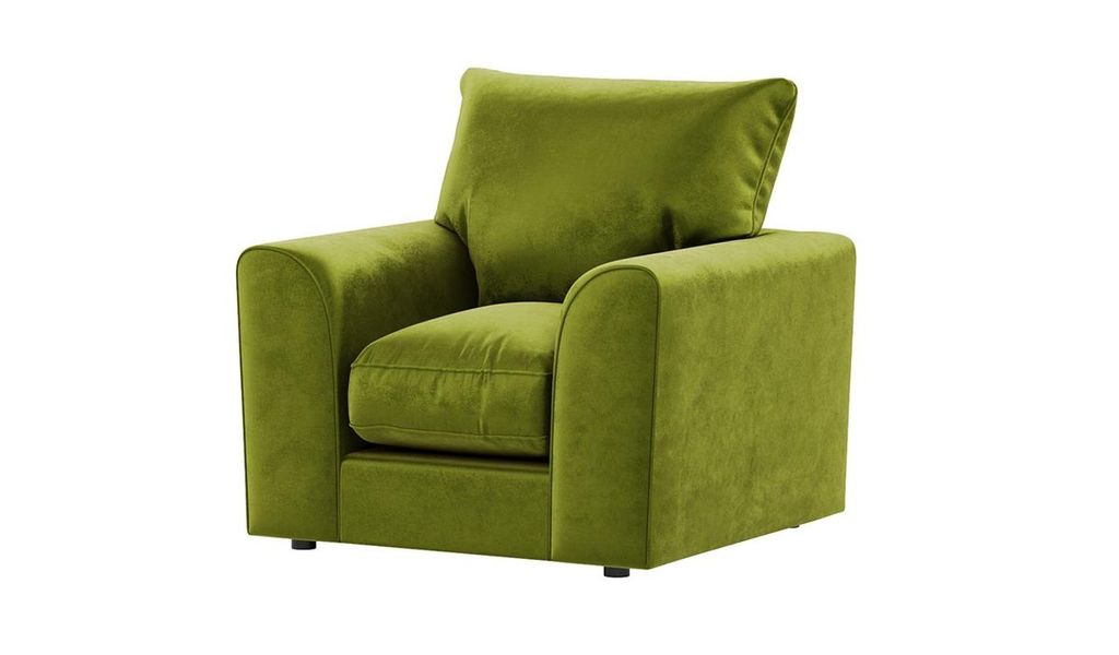 SLF24 - Sessel Dillon Velvet - olivgrün - Kronos 17