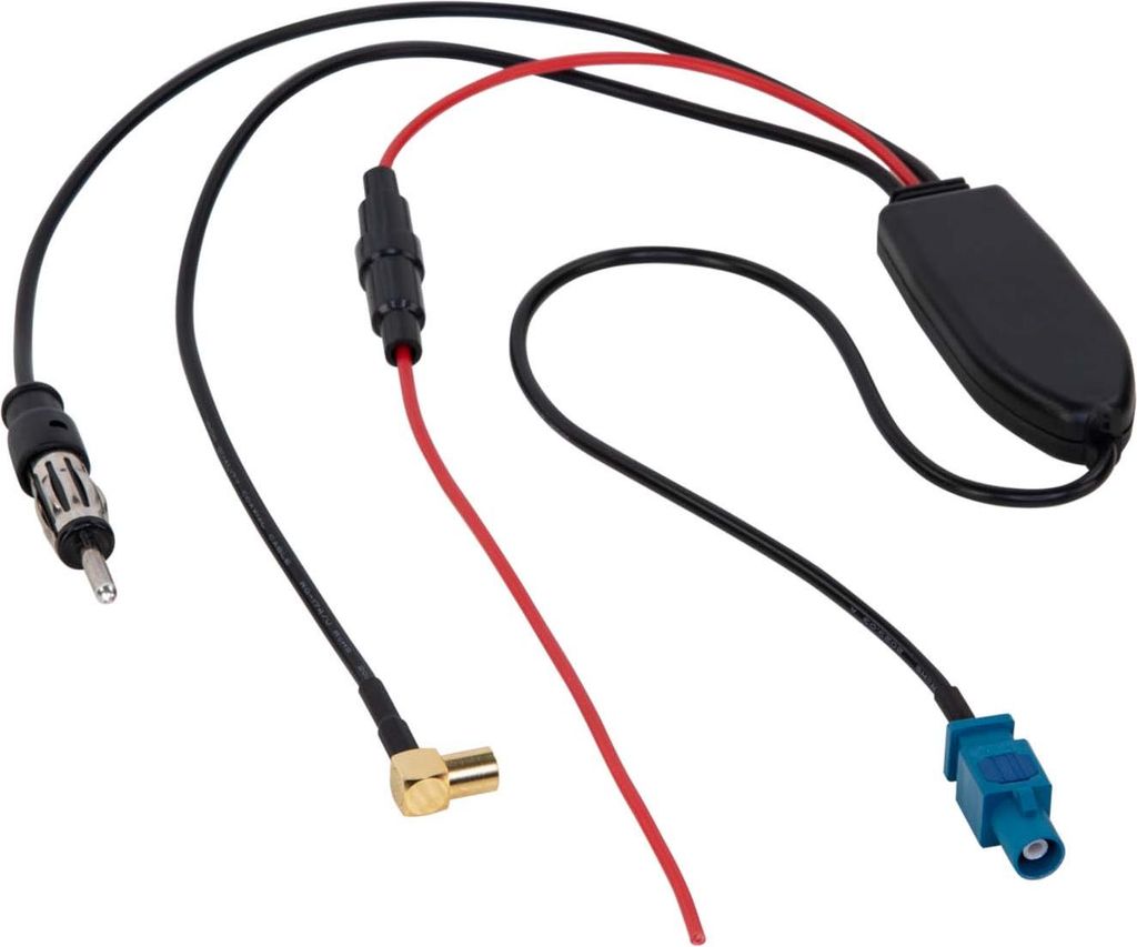 ACV 151000-41 Antennensplitter AM/FM DAB+ Fakra(m)>DIN(m)/SMB(f)