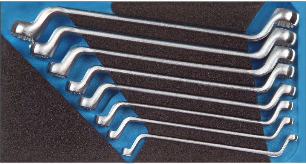 GEDORE 1500 CT1-2 Doppelringschlüssel-Satz in Check-Tool-Modul, 2308827