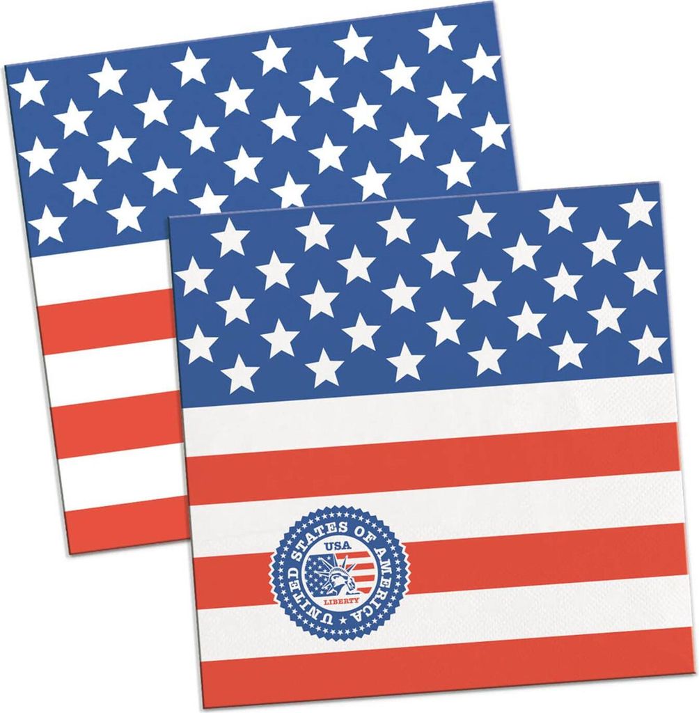 16 USA Super Bowl Party Servietten Produktbild 