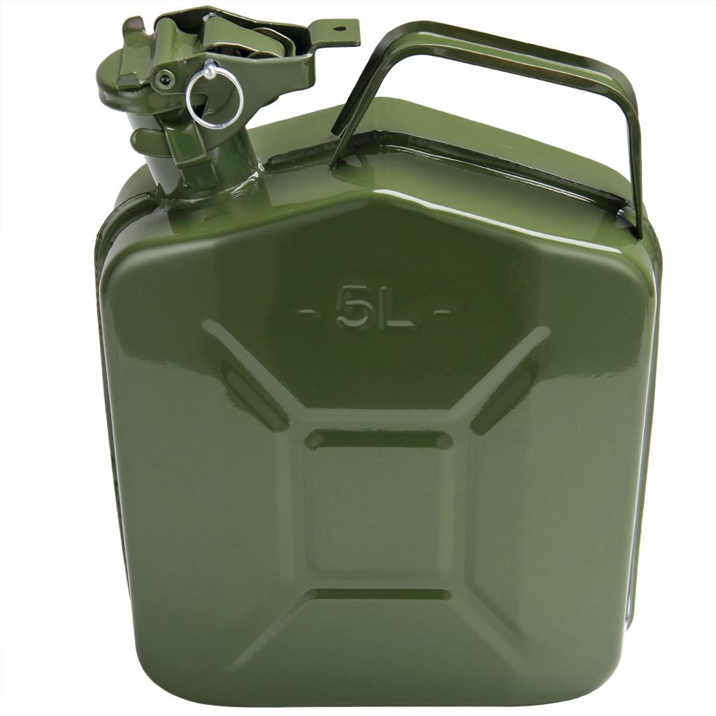 Benzinkanister UN oliv-grün Metall 5l