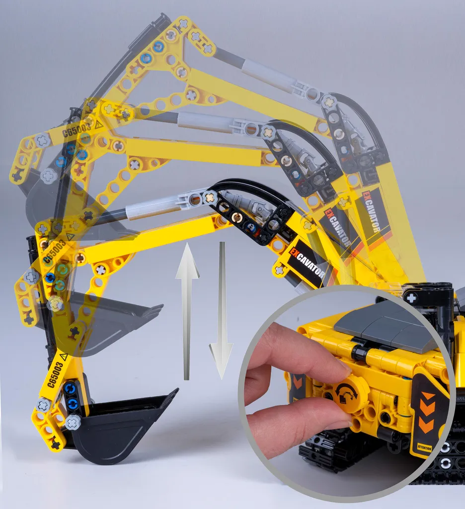 Pelleteuse CaDA Bagger Bricks Jamara : kit technique solide et maniable - 9