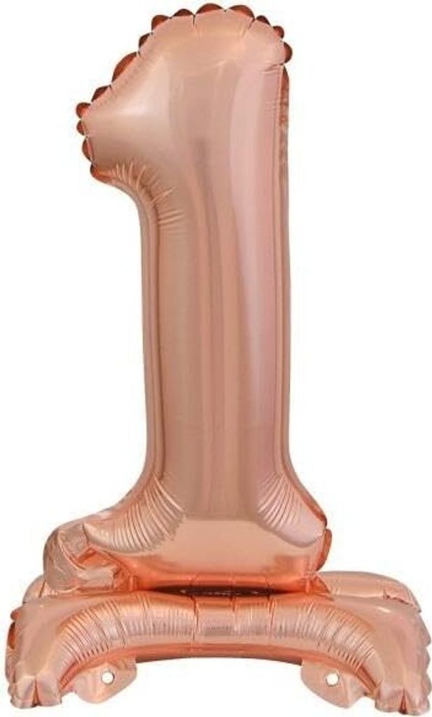 amscan® 9911734 Folienballon Mini Zahl 1 - 15 x 38 cm, mit Produktbild 