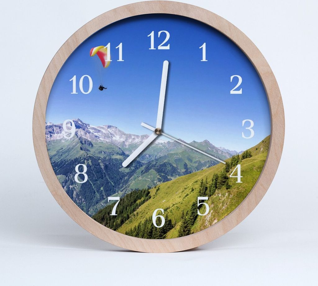 Holzuhr 20fi cm wanduhr - Round Mountain