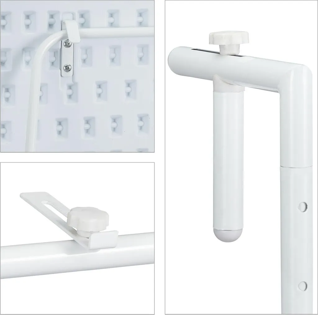Table de balcon suspendue blanche : solution idéale pour petit balcon - 8