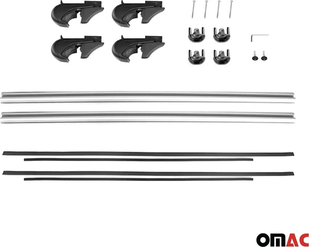 Coppia Barre Tetto BMW X3 E83 2003-2010 Argento | Portapacchi Omologato - 9