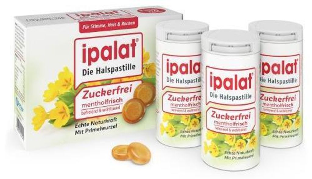 Ipalat pastiglie per la gola senza zucchero 120 pz Immagine del prodotto 