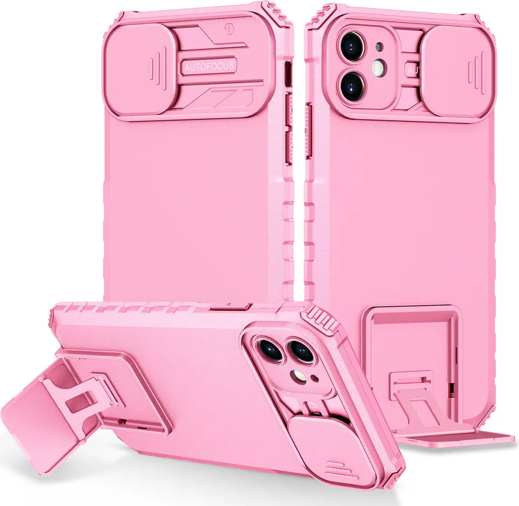 Custodia iPhone 11 Heavy Duty: Ingegneria Rosa a Doppio Strato