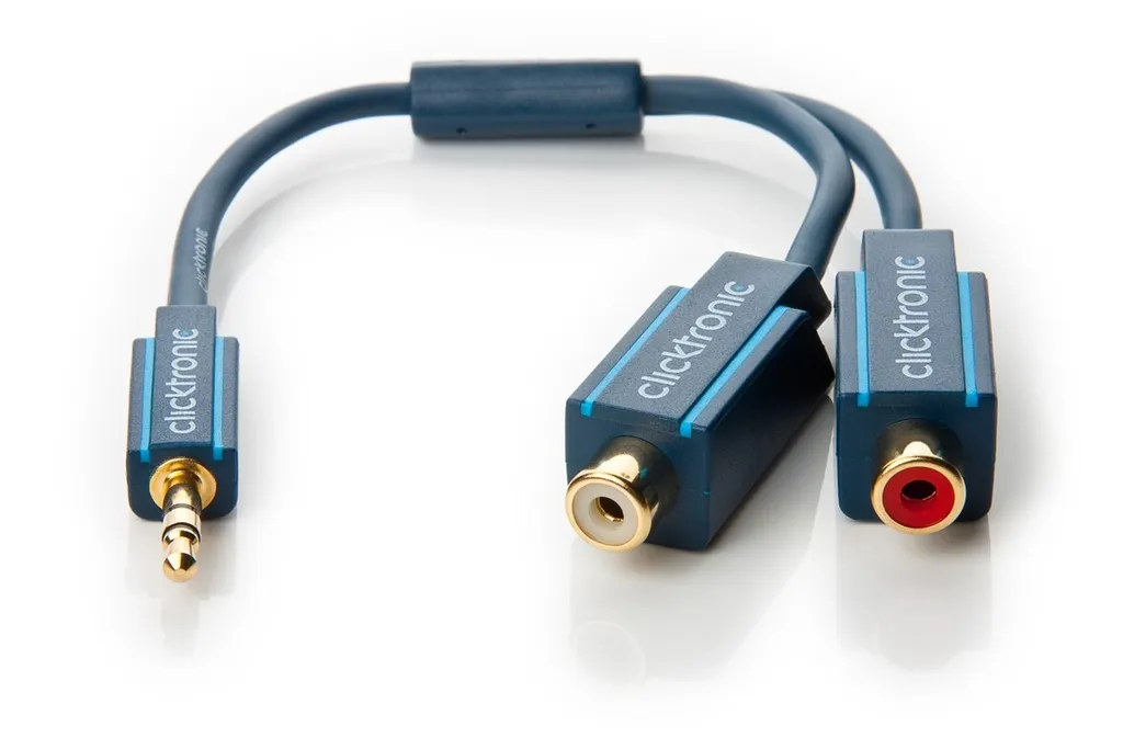 Cavo Adattatore Clicktronic 0.1m RCA - Offerta Audio Premium - 2