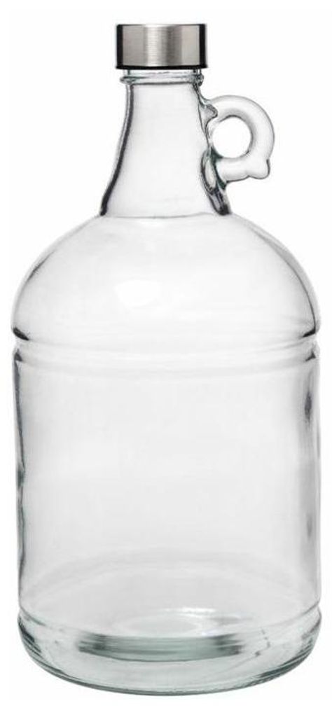 Sklenená fľaša, galón na víno, likér, džús, retro 3,0 l Obrázok produktu 